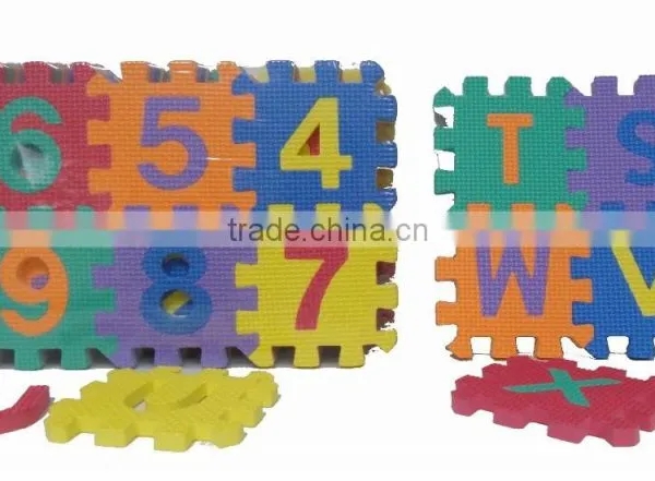 Small EVA Puzzle Mats With Alphabets and Numbers - Non-toxic, Non-smell, Durable photo-2