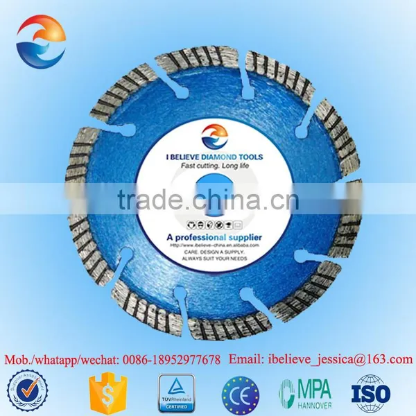 Brazed Diamond Blade for Marble Granite Reinforced Concrete photo-4