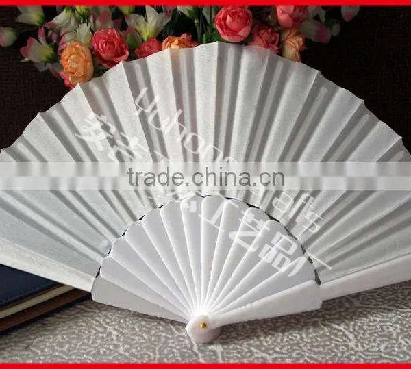 Colorful Plastic Wedding Fan photo-2