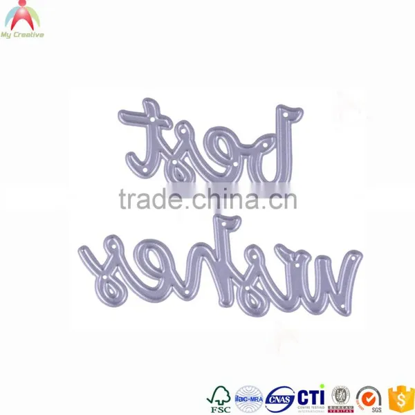 Metal Stencil Words Cutting Dies for Scrapbooking photo-5