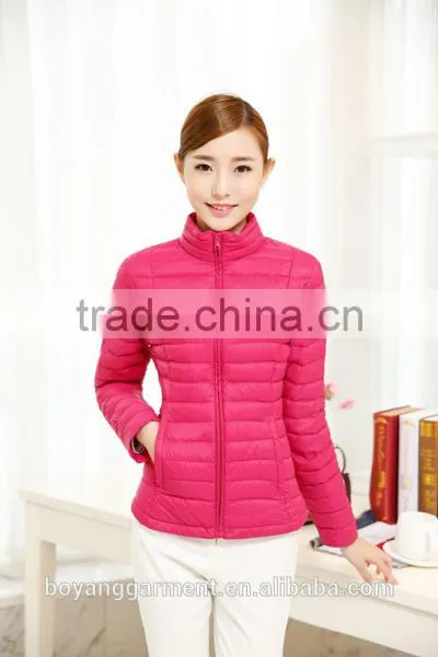 2015 Elegant and Ultralight Women Duck Down Jacket photo-3
