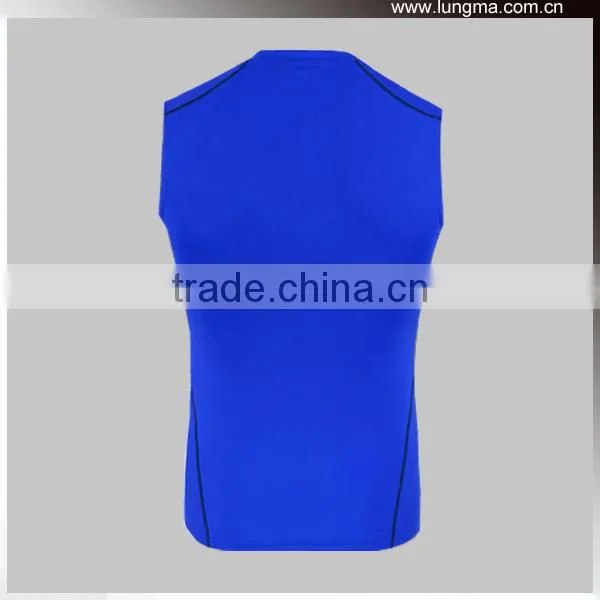 Newest Customized High Qualiity Compression Vest Gear, Performance Training Wear Rash Guard For Men Boys photo-3