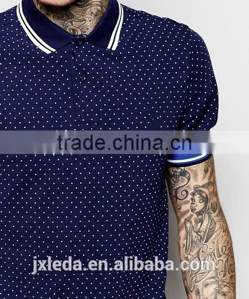 China Dry Fit Comfortable Full Print Men Polo Shirt Factory Price Wholesale With Low MOQ photo-3