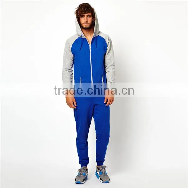 PA0047A Wholesale Cheap Plain Adult Raglan Sleeves Onesie for Men photo-3