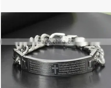 Custom Own Logo Owl Design Link Chain Bracelets High End Stainess Steel Chain Bracelets for Mens Gifts photo-2