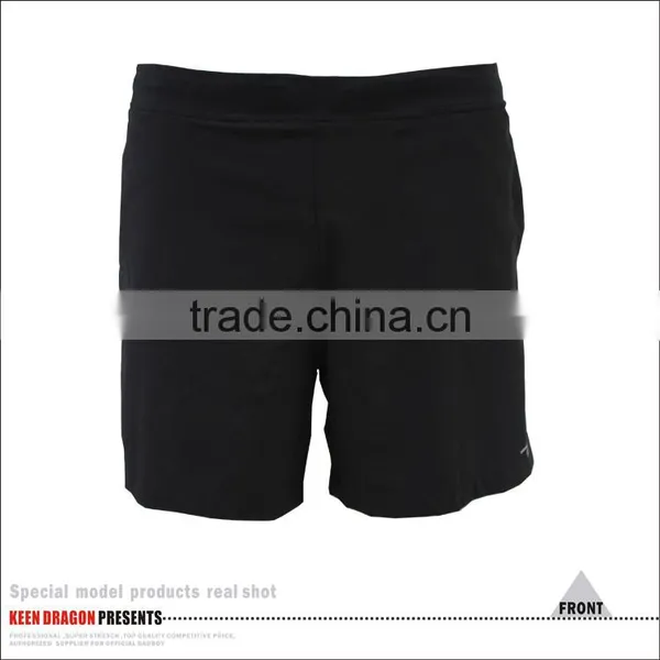 NEW CUSTOM DESIGN PLAIN BLACK MMA SHORTS WITH WATERPROOF ZEPPERS photo-3