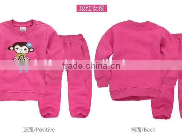 Custom Autumn New Design Casual Hoody Fashion Leisure Kids Hoody and Pants Children Clothing Set photo-2
