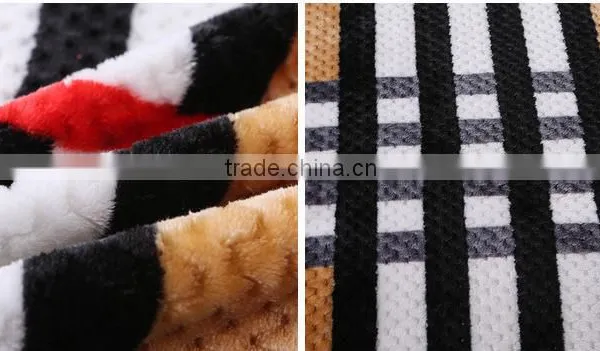 Cloud Mink Cashmere Pineapple Style Design New Carpet Blanket photo-4