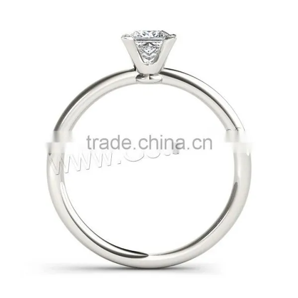 Cubic Zirconia Sterling Silver Finger Ring Gift Box Silver Jewelry Ring Gift for Girlfriend Ring Ceremony Gift