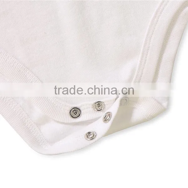 Wholesale Baby Cotton Romper Long Sleeve Plain Baby Onesie photo-3