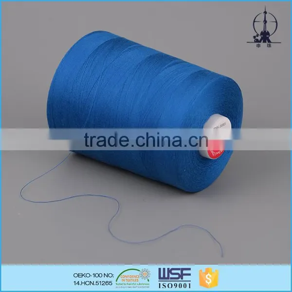 60s/2 27tex 120ticket Colorful Poly Poly Core Spun Sewing Thread for Garments photo-3