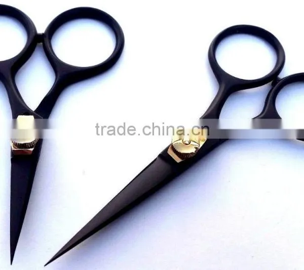 Extra Sharp Fly Tying Scissors / Black Razor Fly Tying Scissors