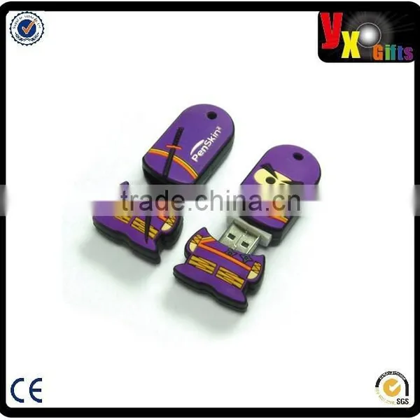 Card,Stick,Gunshot Shapef Usb Flash Drive PVC Material Style and Plastic,pvc Material Mini Gun Usb