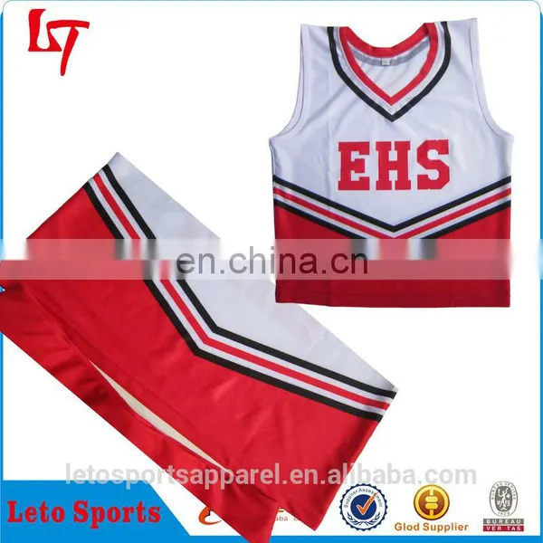 Hot Spandex Cheerleading Uniform Polyester Sports Cheerleading Uniform Youth Cheerleading Uniform