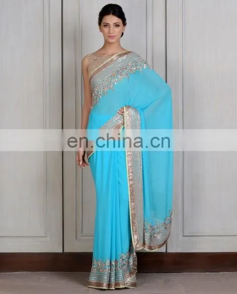 Latest Indian Designer Fancy Sari/Sarees 2016 photo-4