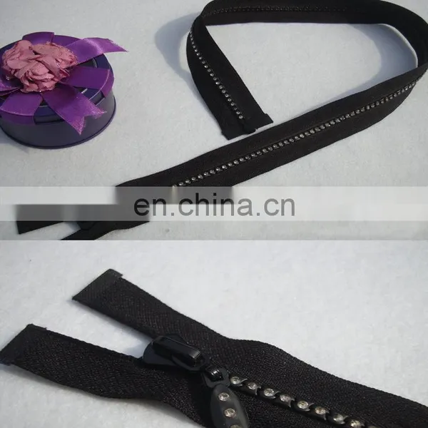 2017 YIWU Most Popular Beautiful Diamond Zipper Manufacturer photo-3