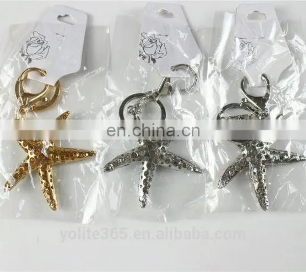 High Good Quality Gifts Metal Key Chain Star Creative Diamond Bag Accessories photo-6