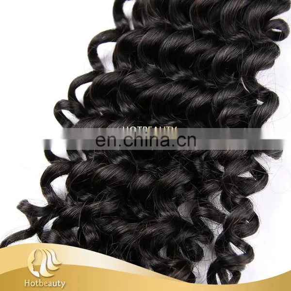 Super Quality 7A Grade Virgin Brazilian Deep Wave Human Hair Extension photo-5