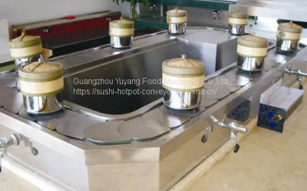 Dim Sum Conveyor Belt Food Grade Stainless Steel Sushi Conveyor Belt photo-3