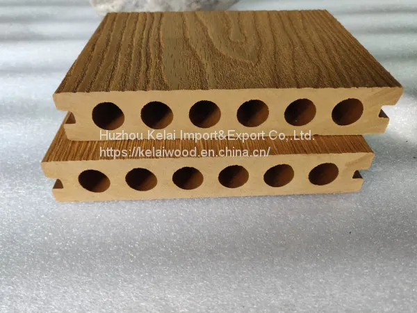 Environmentally WPC Decking Floor in Hollow and Solid Design With Good Price and High Quality WPC Square Hollow Deck photo-3