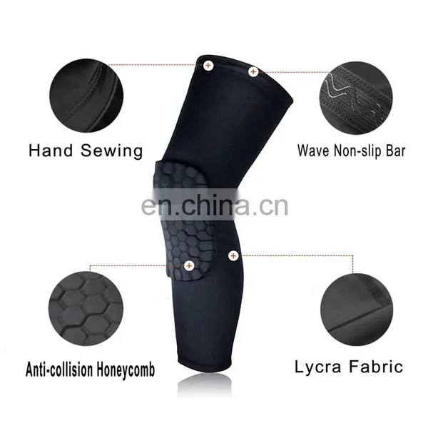 Hex Knee Pads Compression Leg Sleeve Knee Compression Sleeve for Basketball, Volleyball, Weightlifting, and More photo-3