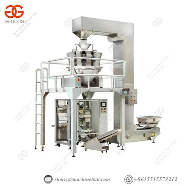 Coffee Bean Packaging Machine Plastic Bags Multihead Weigher