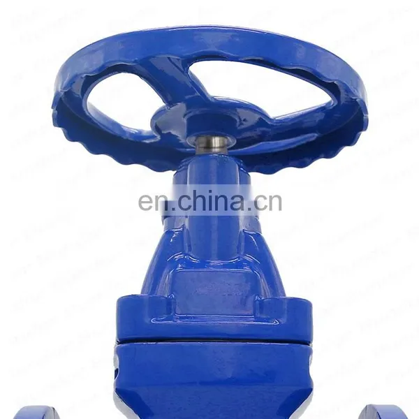 Bundor DIN F4 Ductile Iron Non Ring Steam Soft Seal 4 Inch 100mm Gate Valve photo-5