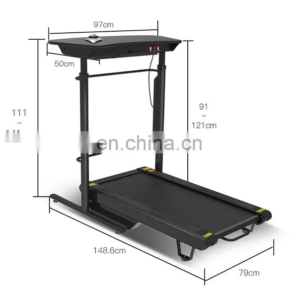 Foldable Smart Desk Treadmill With Desk Adjustable ,motorized Treadmill, Walking Treadmill to Fitness for Home Use and Office photo-2