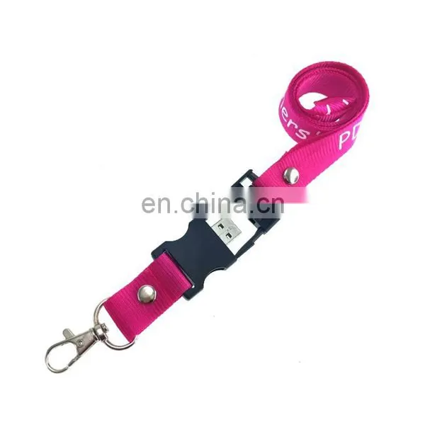 Business Gift Factory Lanyard USB Flash Drive 8GB 16GB Lanyard USB Memory photo-3