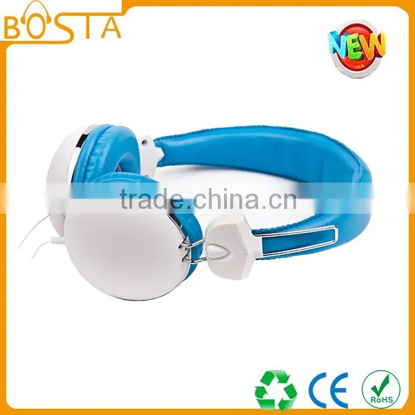 Cheap Stereo Wired 3.5mm Custom OEM 2016 Cushion Headphones With Leather photo-5