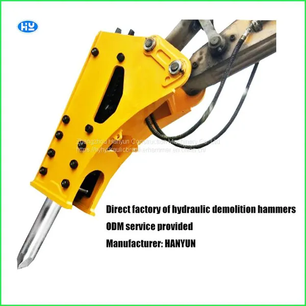 42CRMO 40CRMO Hydraulic Breaker Hammers Yellow Rock Drill Breaker Excavator photo-2