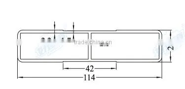 05424 Aluminum Profile for Truck and Trailer photo-2