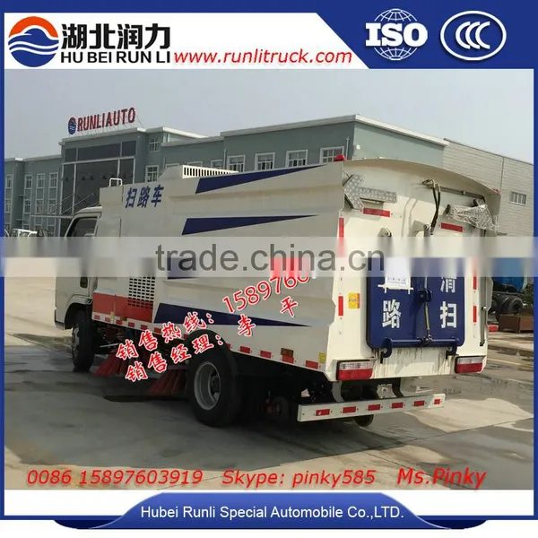 New Cheaper Price Sweeper Tucks Dongfeng 5000L Street Cleaning Machine Trucks For Sales
