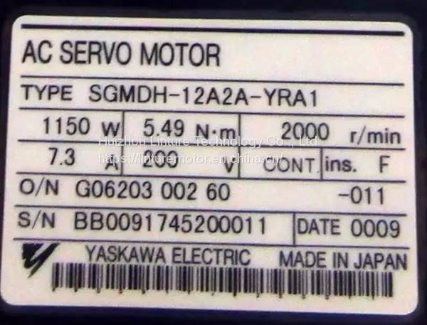 SGMDH-12A2A-YRA1 1150W 7.3A 200V Japanese Motor Yaskawa Electric photo-3