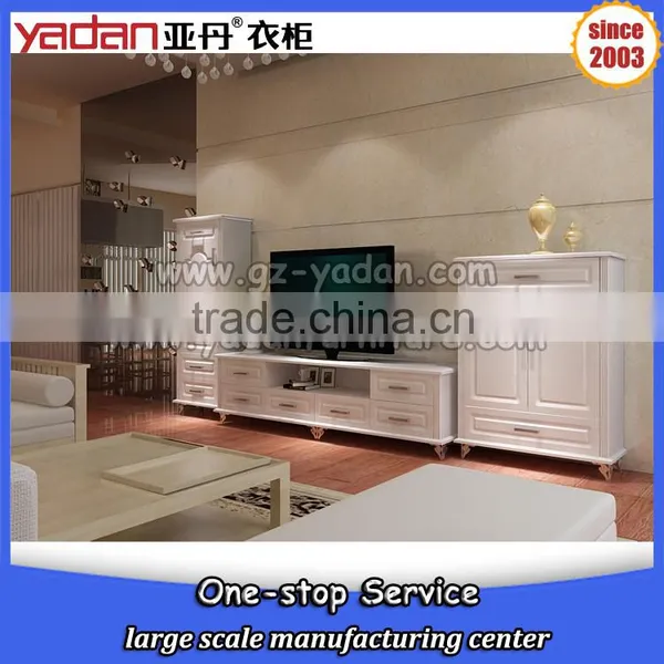 Latest Modern tv Cabinet, tv Console Wall Mount Cabinet Hotel Furniture photo-5