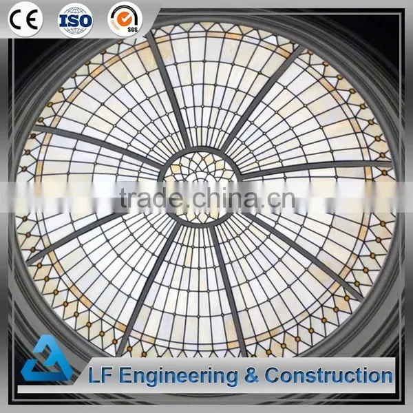 Convenient Installation Steel Structure Round Roof Skylights photo-5