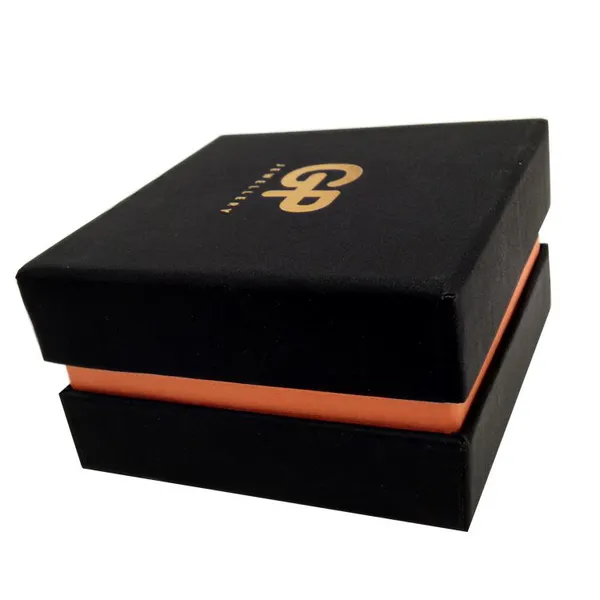Hot Sale Black Color Logo Gold Stamping 3 Layers Watch Packaging Box