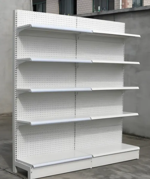 Customized Metal Floor Shelves Pegboard for Tools Shops Product Tools Display Racks
