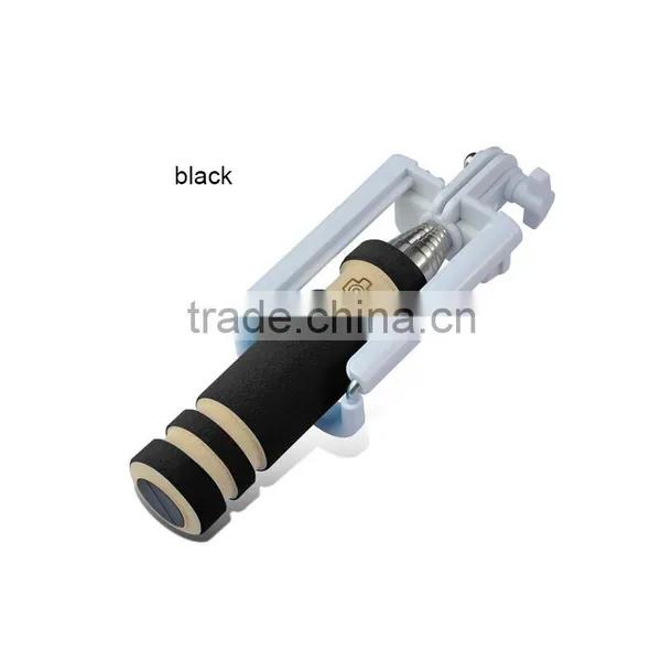 Fashion Colorful Mini Wired Selfie Stick Monopod With Cable Supplier's Choice photo-5