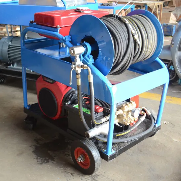 Petrol 500mm Pipe Sewer Drain Cleaner Jetting Machine Manual Metal 200bar Pressure New Condition With Water Cleaning Process photo-3