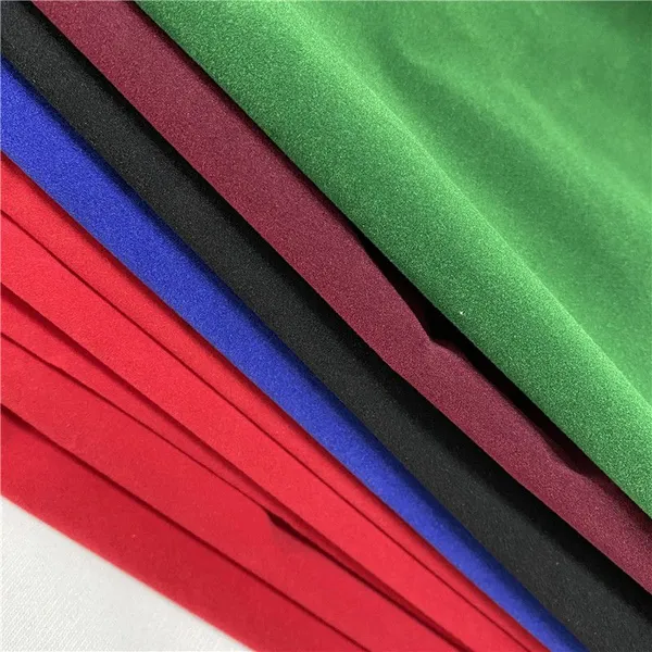 Red Flocking Velvet | Polyester Flocked Fabric | Nylon Flcok Velvet | Flocking Velveteen Fabrics Supplier photo-2