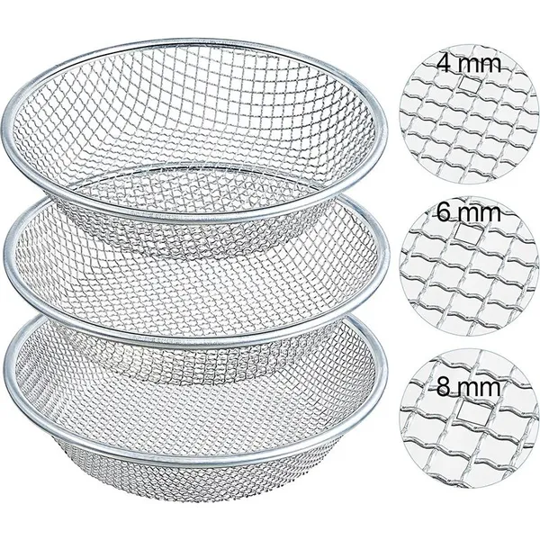 Durable Metal Steel Wire Mesh Separator Sifter 1/8''Mesh Screen Welding Processing Service for Compost Filter Separation