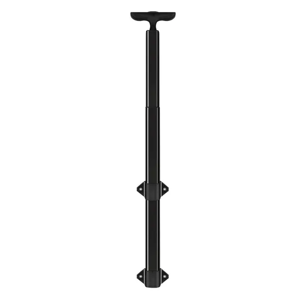 Single Tube Telescopic Pull Rod Thickened and Thickened Multifunctional Vegetable Basket Pull Rod Customized Aluminum Alloy