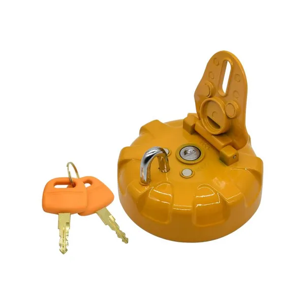 SY55 Fuel Tank Cap SY65 SY75 Diesel Tank Cover SY135 SY215 SY235-8 Anti-theft Excavator Accessories SY-9 Sany Fuel Cap photo-2