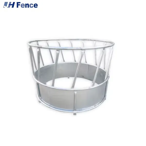 Round Type Assembled Steel Feeder Cattle Hay Saver Large Oval Horse Cow Hay Ring Feeder photo-4