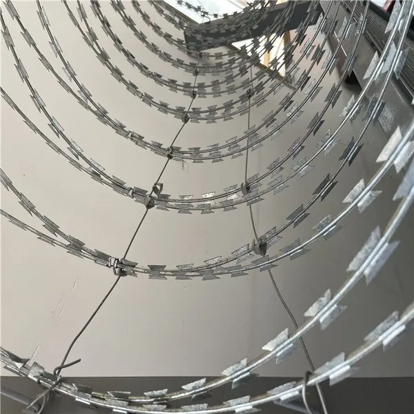 High-Tensile Razor Barbed Wire for High-Security Wall Fencing