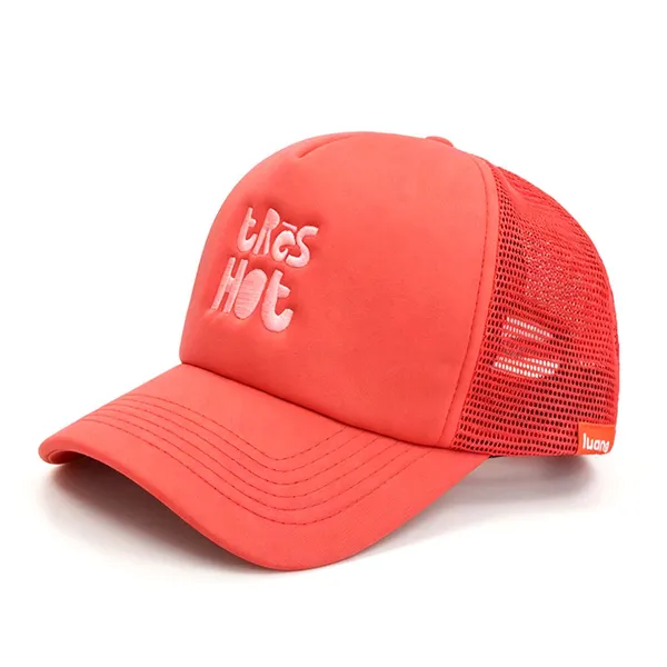 Custom Logo Mesh Trucker Hat Foam Trucker Hats Adjustable Mesh Trucker Caps photo-2