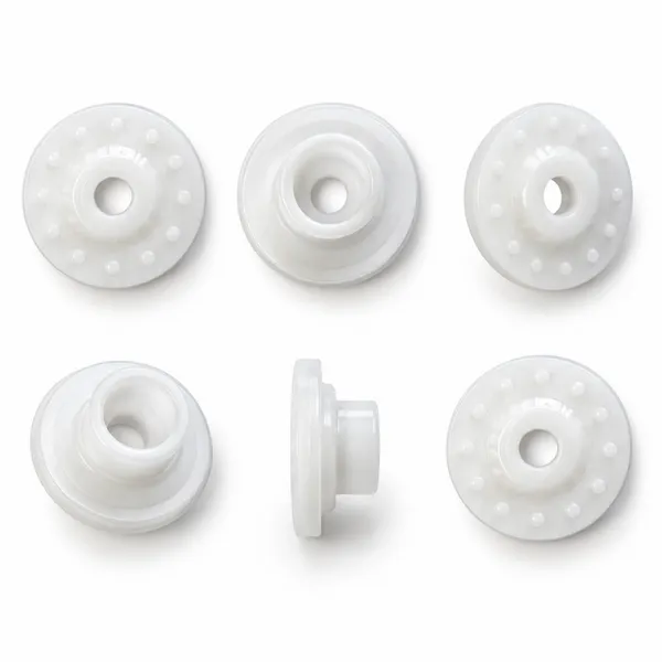 12.3mm Plastic Snap Buttons 1311/T5 - Durable Polyamide Snap Fasteners for Apparel