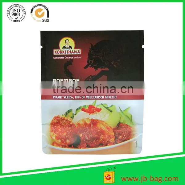 Resealable Plastic Zip Lock Food Bag Aluminum Foil Zipper Bag Plastic Stand up Pouch Food Packaging