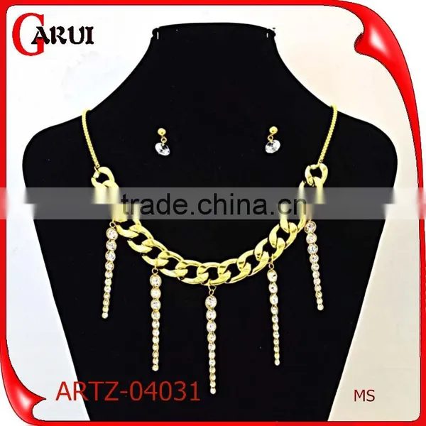 Wholesale Turkish Jewelry Gold Models Big Fashion Jewelry Set photo-5